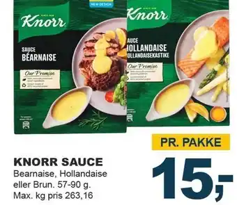 Let-Køb KNORR SAUCE tilbud