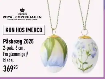 Imerco Påskeæg 2025 tilbud