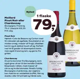 SuperBrugsen Moillard Pinot Noir eller Chardonnay tilbud