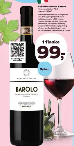 SuperBrugsen Roberto Sarotto Barolo tilbud