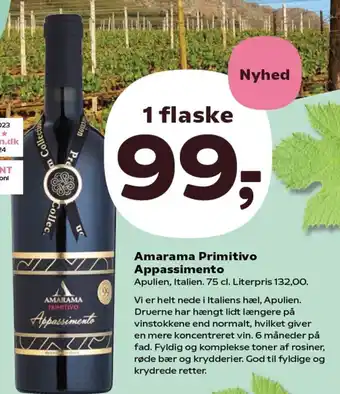 SuperBrugsen Amarama Primitivo Appassimento tilbud