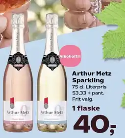 SuperBrugsen Arthur Metz Sparkling tilbud