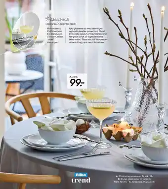 Bilka Champagne saucer, Snoet glasstage eller Glasvase tilbud