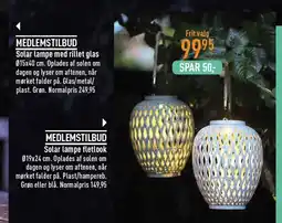 Imerco MEDLEMSTILBUD Solar lampe fletlook tilbud