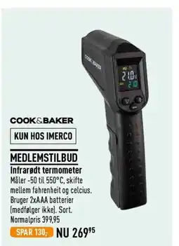 Imerco COOK&BAKER MEDLEMSTILBUD tilbud