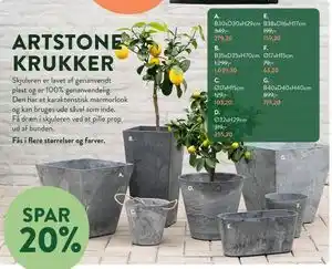 Plantorama ARTSTONE KRUKKER tilbud