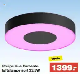 Bauhaus Philips Hue Xamento loftslampe sort 33,5W tilbud