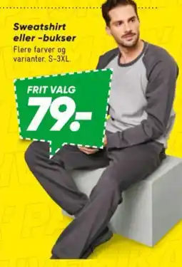 Bilka Sweatshirt eller -bukser tilbud