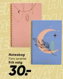 Bilka Notesbog tilbud