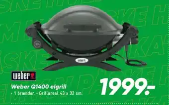 Bilka Weber Q1400 elgrill tilbud