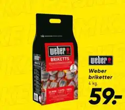 Bilka Weber briketter tilbud