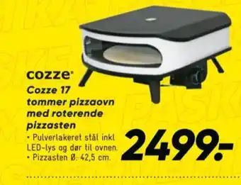 Bilka Cozze 17 tommer pizzaovn med roterende tilbud