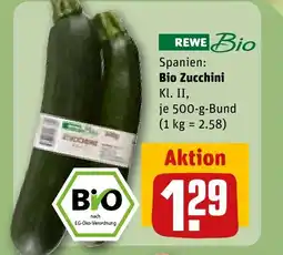 REWE Bio zucchini tilbud