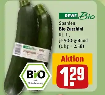 REWE Bio zucchini tilbud