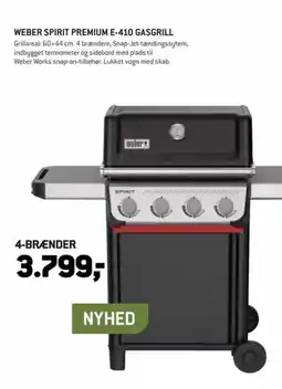 XL-BYG Weber spirit premium e-410 gasgrill tilbud