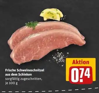 REWE Frische schweineschnitzel aus dem schinken tilbud