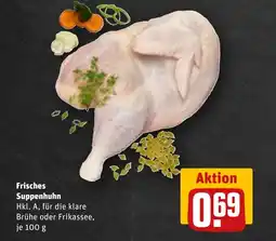 REWE Frisches suppenhuhn tilbud