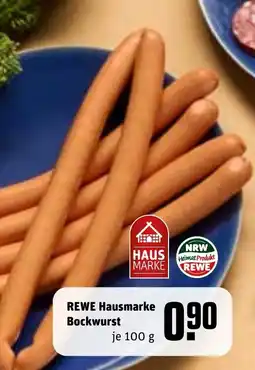 REWE Rewe hausmarke bockwurst tilbud