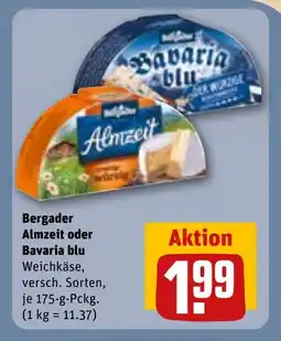 REWE Bergader almzeit oder bavaria blu tilbud