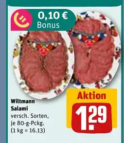 REWE Wiltmann salami tilbud