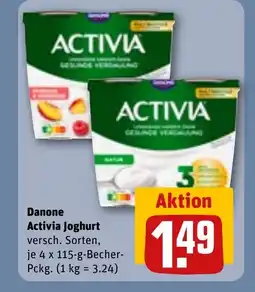 REWE DANONE Activia joghurt tilbud