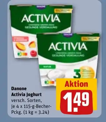 REWE DANONE Activia joghurt tilbud