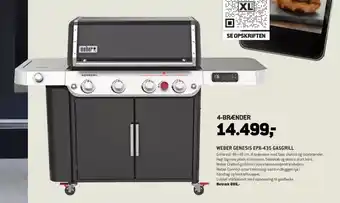 XL-BYG Weber genesis epx-435 gasgrill tilbud