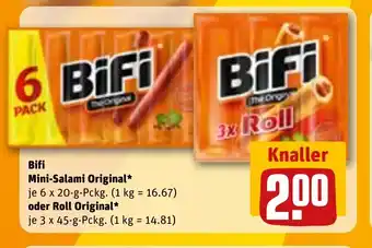 REWE BIFI Mini-salami original tilbud