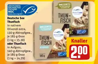 REWE Deutsche see thunfisch tilbud