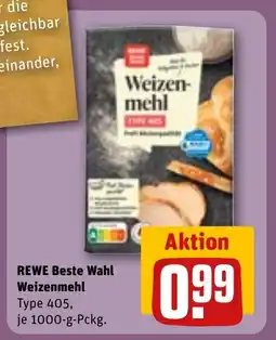 REWE Rewe beste wahl weizenmehl tilbud