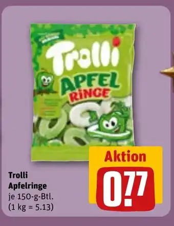 REWE TROLLI Apfelringe tilbud