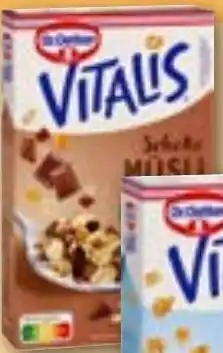 REWE DR. OETKER Vitalis schoko musli tilbud