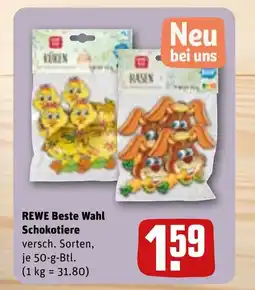 REWE REWE Beste wahl schokotiere tilbud