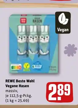 REWE REWE Beste wahl vegane hasen tilbud