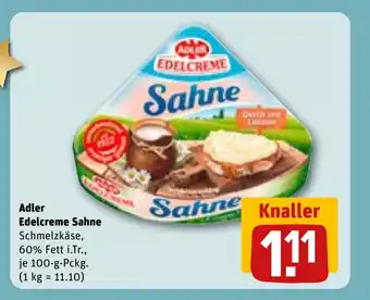 REWE ADLER Edelcreme sahne tilbud