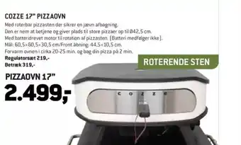 XL-BYG Cozze 17" pizzaovn tilbud