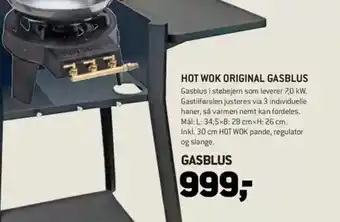 XL-BYG Hot wok original gasblus tilbud