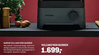 XL-BYG Morso vulcano wok burner tilbud