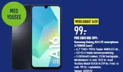 Elgiganten Samsung Galaxy A16 LTE smartphone 4/128GB (sort) tilbud