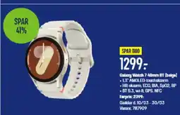 Elgiganten Galaxy Watch 7 40mm BT (balge) tilbud