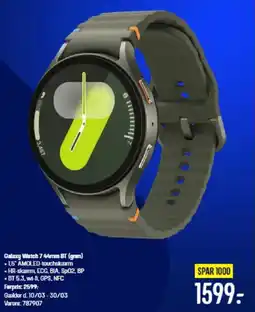 Elgiganten Galaxy Watch 744mm BT (gran) tilbud