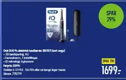 Elgiganten Oral-B 109s elektrisk tandbørste 387071 (sort onyx) tilbud