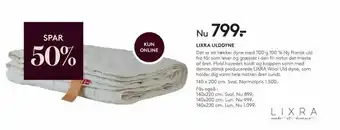 SengeSpecialisten Lixra ulddyne tilbud