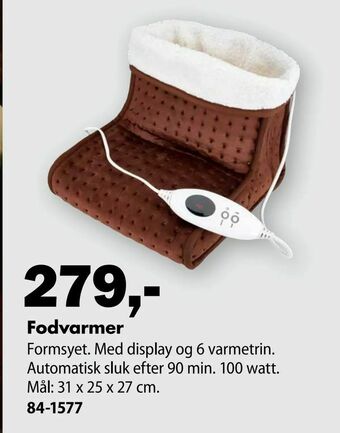 Fodvarmer