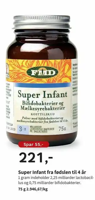 Super Infant fra fødslen til 4 år
