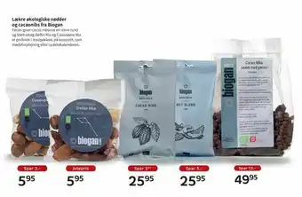 Helsam Lækre økologiske nødder og cacaonibs fra Biogan tilbud