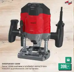 Overfræser 1200w