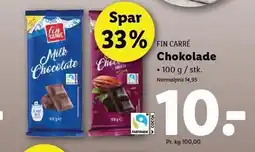 Lidl Chokolade 100 g tilbud