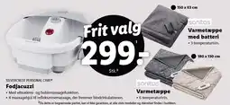 Lidl Varmetæppe eller Fodjacuzzi tilbud