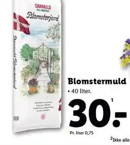 Lidl Blomstermuld 40 liter tilbud